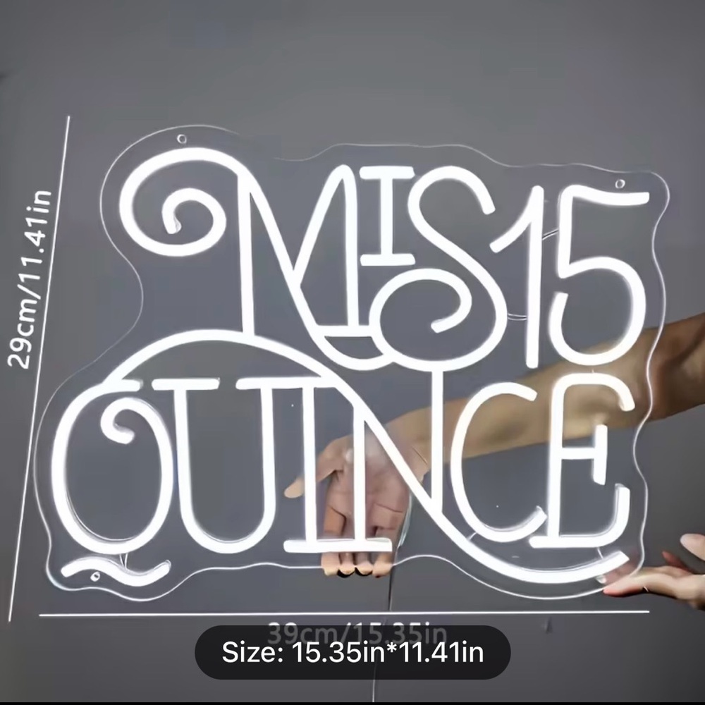 Neon Sign--Mis 15 Quince Neon Sign